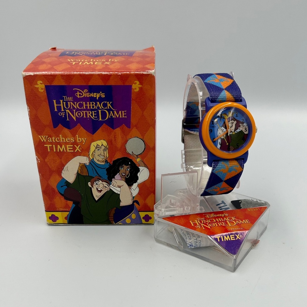 Vintage Disney Hunchback of Notre Dame Watch Timex Quasimodo 1990s